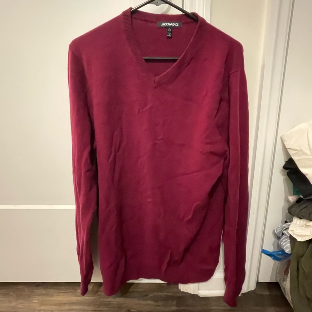 JackThreads Mens Red Sweater